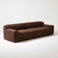 Nowoczesna sofa, o nowoczesnej formie, kolor: brązowy